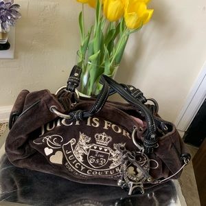Juicy Couture Fluffy Velour handbag.